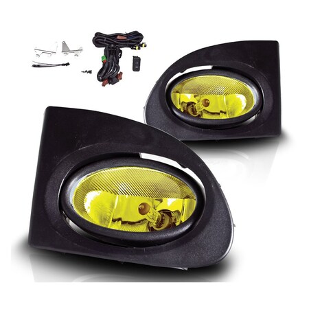 Fog Lights - Yellow - Wiring Kit Included